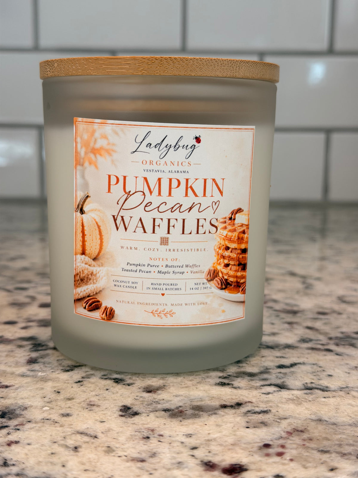 Pumpkin Pecan Waffles